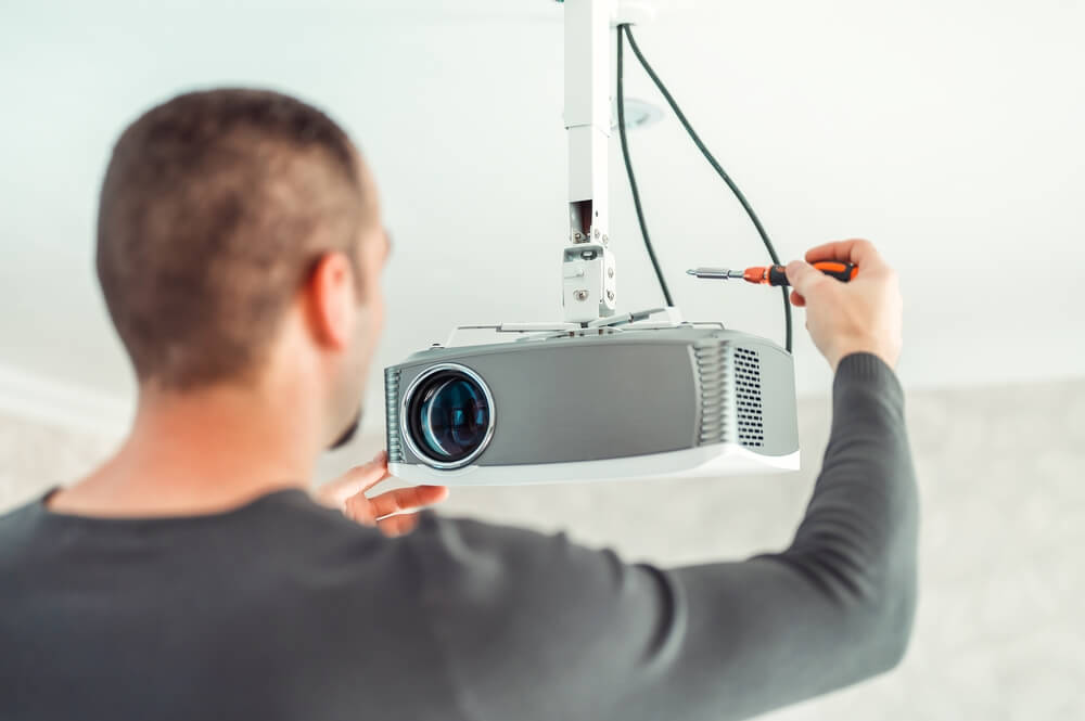 Mount your projector and its a perfect projector setup - hire intelligence