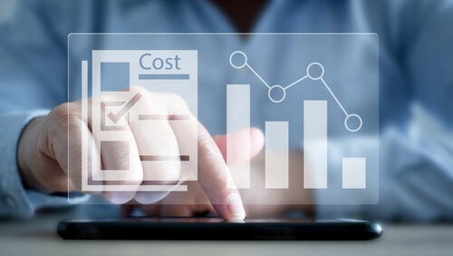 Reduce business costs - cost reduction concept