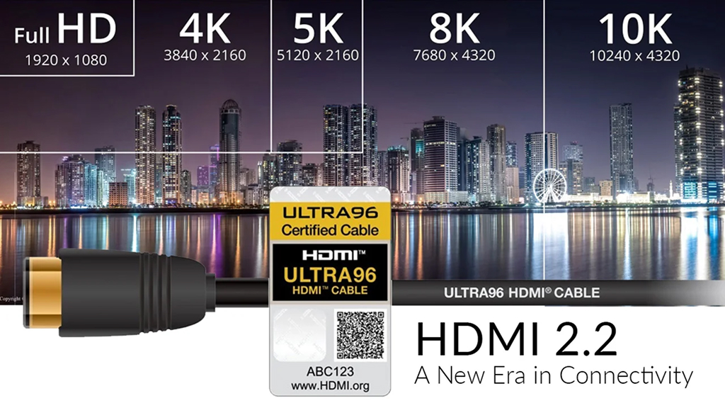 hdmi 2.2 capability resolutions