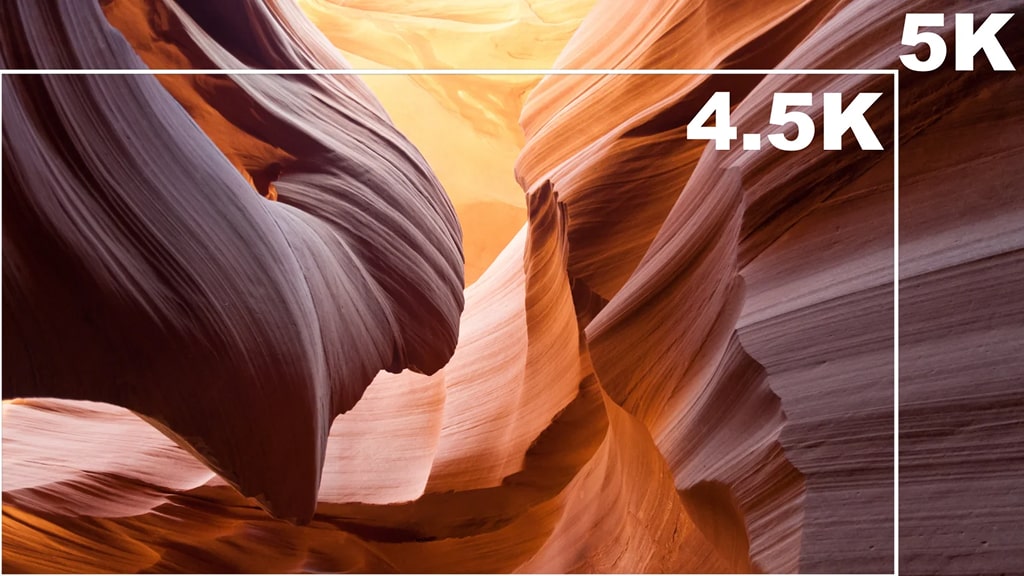 difference between imac 24.5" and studio 27" resolution, screen size